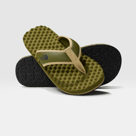 The North Face Base Camp Mini Ii-teenslippers Voor Heren Forest Olive-black Curr male