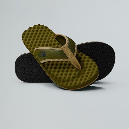 The North Face Base Camp Mini Ii-teenslippers Voor Heren Forest Olive-black Curr male