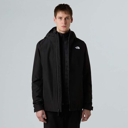 The North Face Carto Mono Triclimate 3-in-1-jas Met Capuchon Voor Heren Tnf Black male