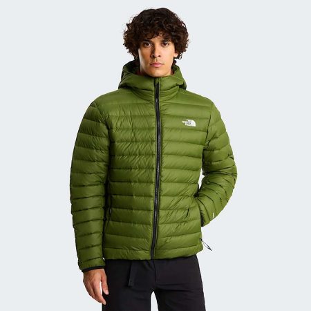 The North Face Classic-donsjas Met Capuchon Voor Heren Woodland Green male