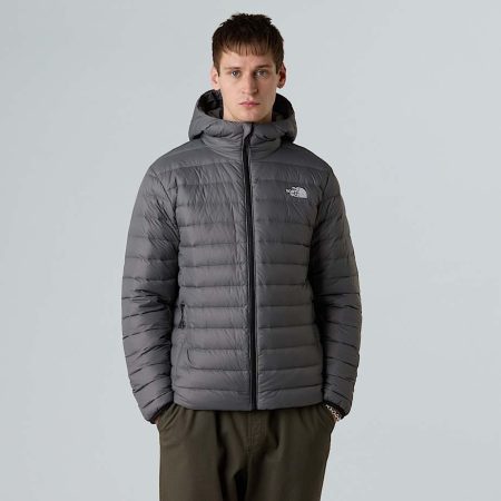 The North Face Classic-donsjas Met Capuchon Voor Heren Smoked Pearl male