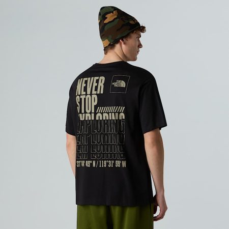 The North Face Coordinates-t-shirt Voor Heren Tnf Black male