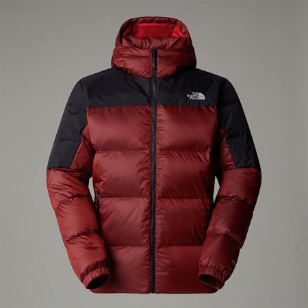 The North Face Diablo 2.0-donsjas Met Capuchon Voor Heren High Risk Red Black Heather-tnf Black male