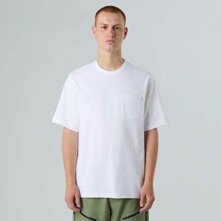 The North Face Dome Relaxed Pocket-t-shirt Voor Heren Tnf White male