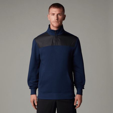 The North Face Duwoni-fleece Met Kwartrits Voor Heren Summit Navy-tnf Black-npf male