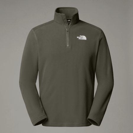 The North Face Emilio-fleecejas Met Kwartrits Voor Heren New Taupe Green-npf male