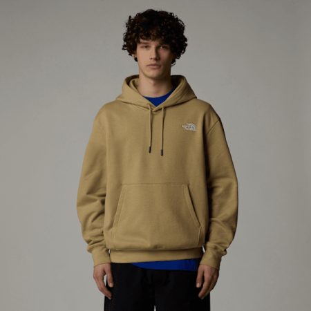 The North Face Essential-hoodie Voor Heren Khaki Stone male