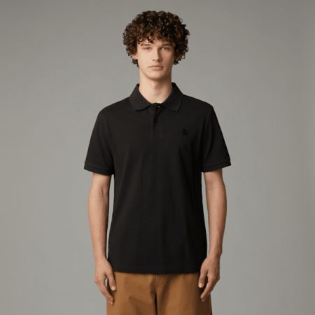 The North Face Essential-polo Met Normale Pasvorm Voor Heren Tnf Black male