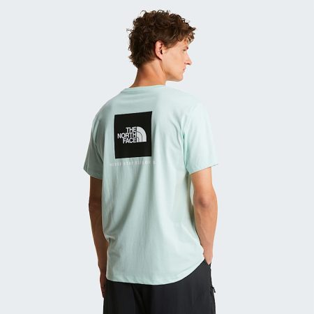 The North Face Evolution Nse Box Regular-t-shirt Voor Heren Opal Frost male
