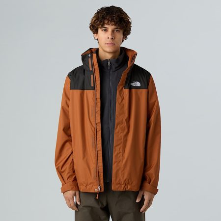 The North Face Evolve Ii Triclimate®-3-in-1-jas Voor Heren Burnt Umber-asphalt Grey male