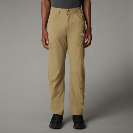 The North Face Exploration Regular Tapered-afritsbare Broek Voor Heren Kelp Tan-npf male