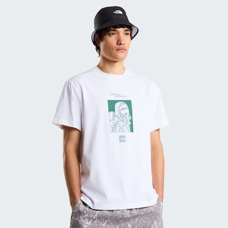The North Face Explorer Relaxed Graphic T-shirt Voor Heren Tnf White male