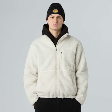 The North Face Extreme Pile-fleece Met Volledige Rits Voor Heren White Dune male