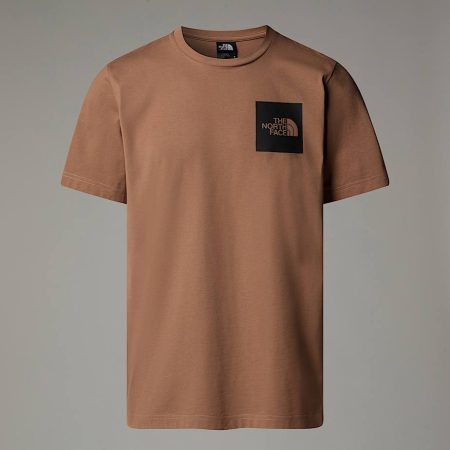 The North Face Fine-t-shirt Voor Heren Latte male