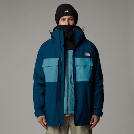 The North Face Fourbarrel Triclimate 3-in-1-jas Voor Heren Midnight Petrol-algae Blue male