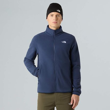 The North Face Glacier-fleece Met Volledige Rits Voor Heren Summit Navy male