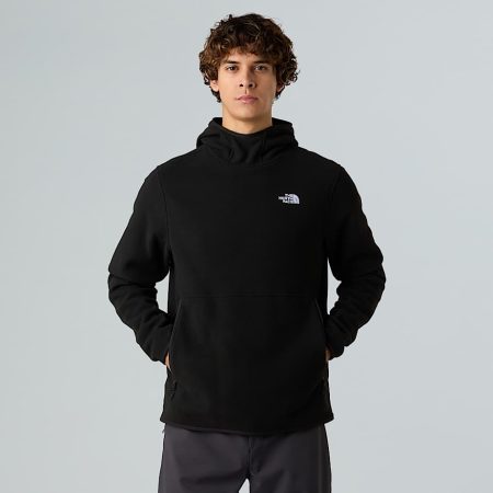 The North Face Glacier-fleecetrui Met Capuchon Voor Heren Tnf Black male