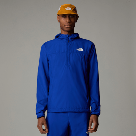 The North Face Higher Run-windjas Met Kwartrits Voor Heren Tnf Blue male