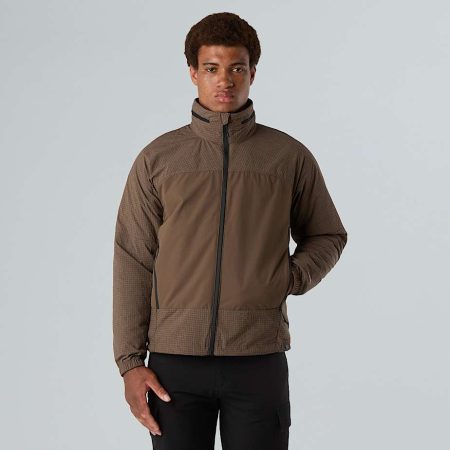 The North Face Hike Utility-windjas Voor Heren Smokey Brown male