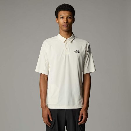 The North Face Inpakbaar Lightrange™-poloshirt Voor Heren White Dune male