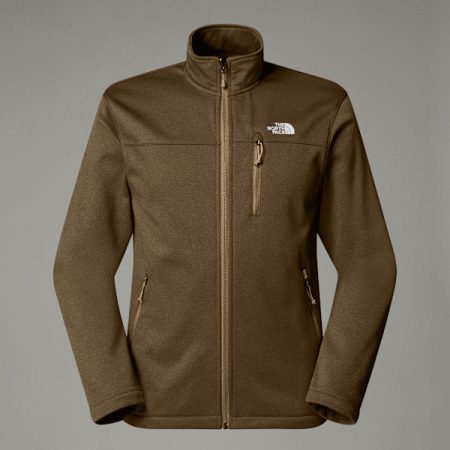 The North Face Lixius-fleecejas Met Volledige Rits Voor Heren Utility Brown Heather male