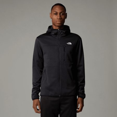 The North Face Lixus 2-0-fleece Met Capuchon Voor Heren Tnf Black Heather male