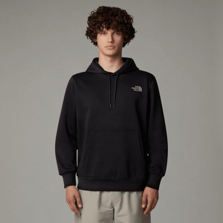 The North Face Logo-trui Met Capuchon Voor Heren Tnf Black male