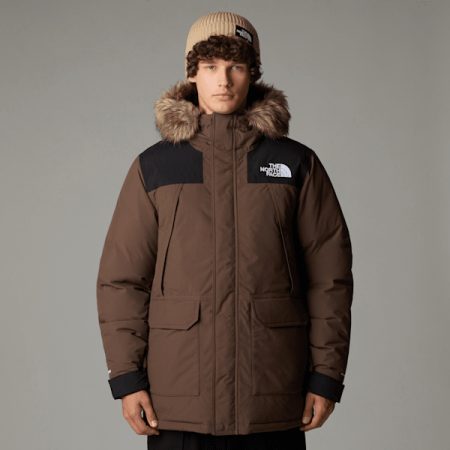 The North Face Mcmurdo-parka Voor Heren Smokey Brown-tnf Black male