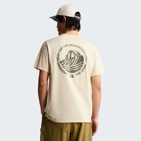 The North Face Monte Regular Graphic T-shirt Voor Heren Desert Stone male