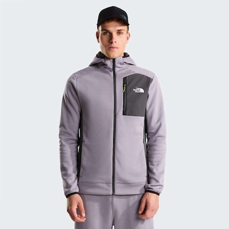 The North Face Mountain Athletics-hoodie Van Fleece Voor Heren Transcendent Grey-anthracite Grey male