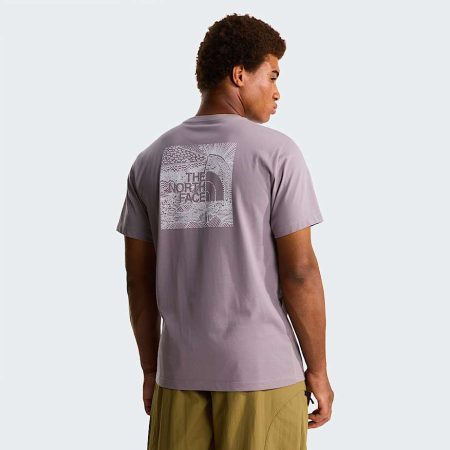 The North Face Nse Box Regular T-shirt Voor Heren Transcendent Grey male