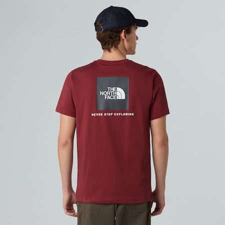 The North Face Nse Box-t-shirt Voor Heren Sumac-asphalt Grey male