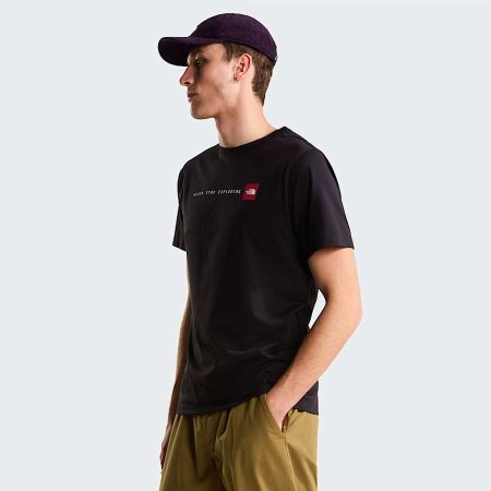 The North Face Never Stop Exploring Regular Graphic T-shirt Voor Heren Tnf Black male