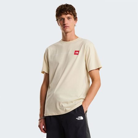 The North Face Never Stop Exploring Regular Graphic T-shirt Voor Heren Desert Stone male