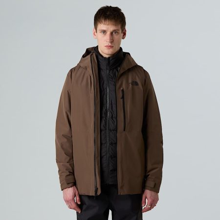 The North Face North Table Down Triclimate 3-in-1-jas Voor Heren Smokey Brown-tnf Black male