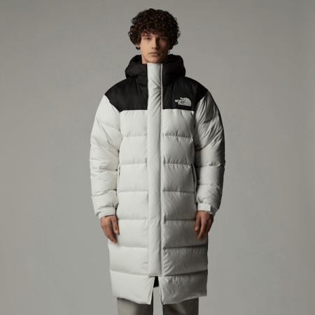 The North Face Nuptse-parka Voor Heren White Dune-tnf Black male