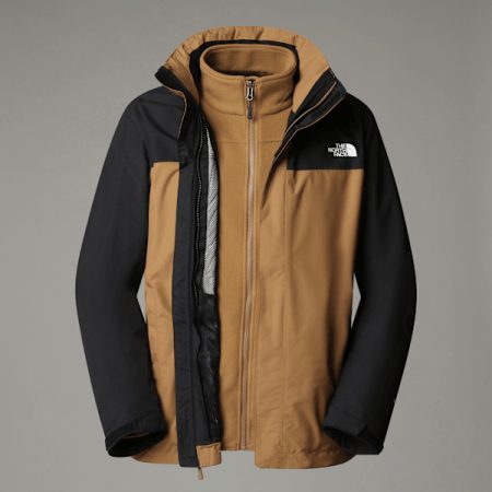 The North Face Original Triclimate 3-in-1-jas Voor Heren Utility Brown-tnf Black male