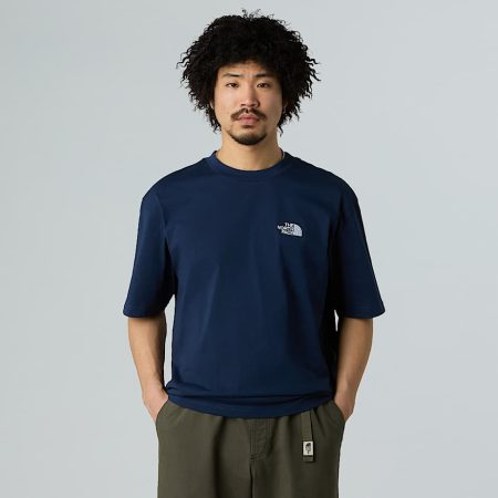 The North Face Oversized Essential T-shirt Voor Heren Summit Navy male