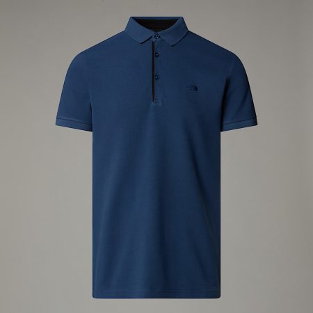The North Face Premium Slim-poloshirt Voor Heren Shady Blue male