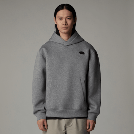 The North Face Pull-on-hoodie Voor Heren Metallic Silver Heather male