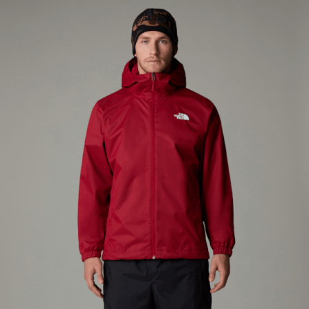 The North Face Quest-jas Met Capuchon Voor Heren Garnet Red Black Heather male