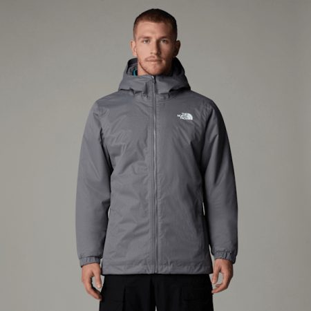 The North Face Geïsoleerde Quest-jas Voor Heren Smoked Pearl Dark Heather male