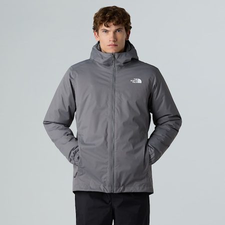 The North Face Geïsoleerde Quest-jas Voor Heren Smoked Pearl Dark Heather male