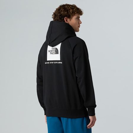 The North Face Raglan Nse Box-hoodie Voor Heren Tnf Black-tnf White male
