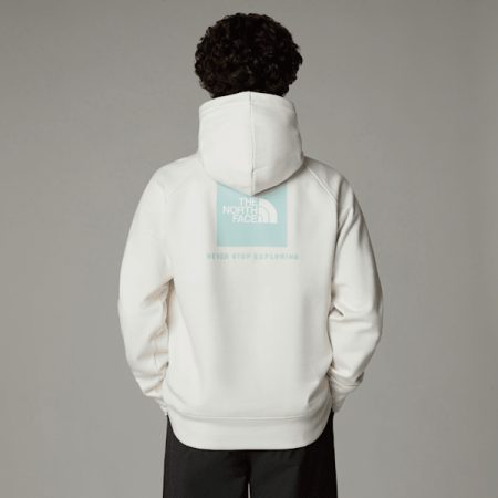 The North Face Raglan Redbox-hoodie Voor Heren White Dune-muted Pine male