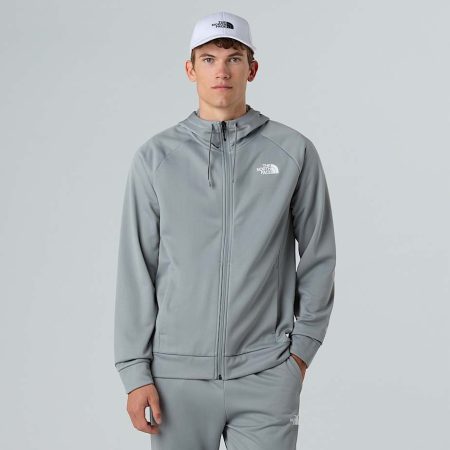 The North Face Reaxion 2.0-jas Met Capuchon En Volledige Rits Voor Heren Monument Grey Dark Heather male