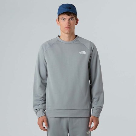 The North Face Reaxion 2.0-sweatshirt Voor Heren Monument Grey Dark Heather male