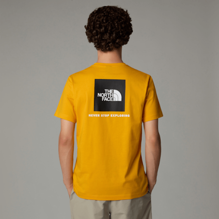 The North Face Redbox-t-shirt Voor Heren Summit Gold-tnf Black male