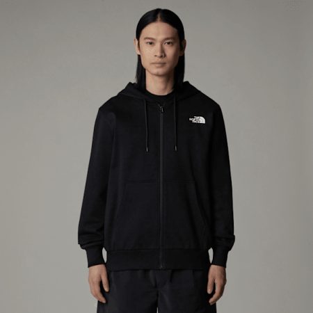 The North Face Simple Dome-hoodie Met Volledige Rits Voor Heren Tnf Black male