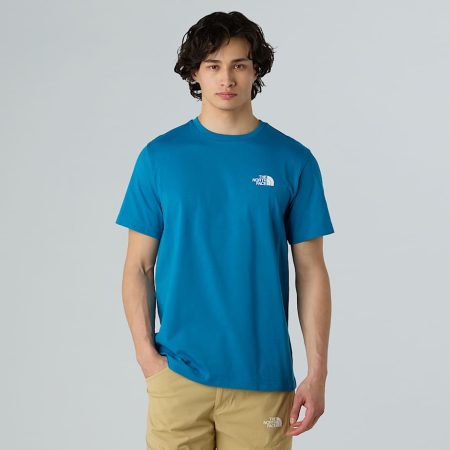 The North Face Simple Dome T-shirt Voor Heren Dusk Blue male